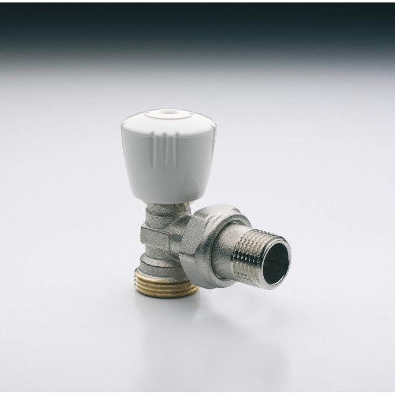 Radiátorový ventil s prednastavením - 1/2"xEK, rohový IVAR Radiátorový ventil s prednastavením - 1/2"xEK, rohový IVAR