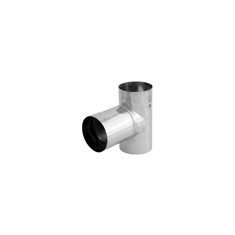 T-kus 90° nerezový (1,0 mm) T-kus 90° nerezový (1,0 mm)