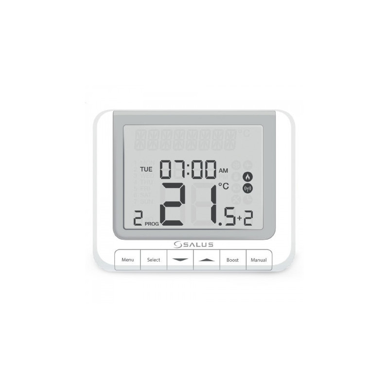 Týždenný programovateľný termostat SALUS RT520 Týždenný programovateľný termostat SALUS RT520